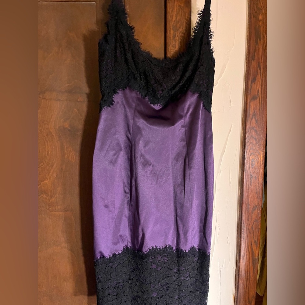 Diane von Furstenberg Silk and Lace Dress